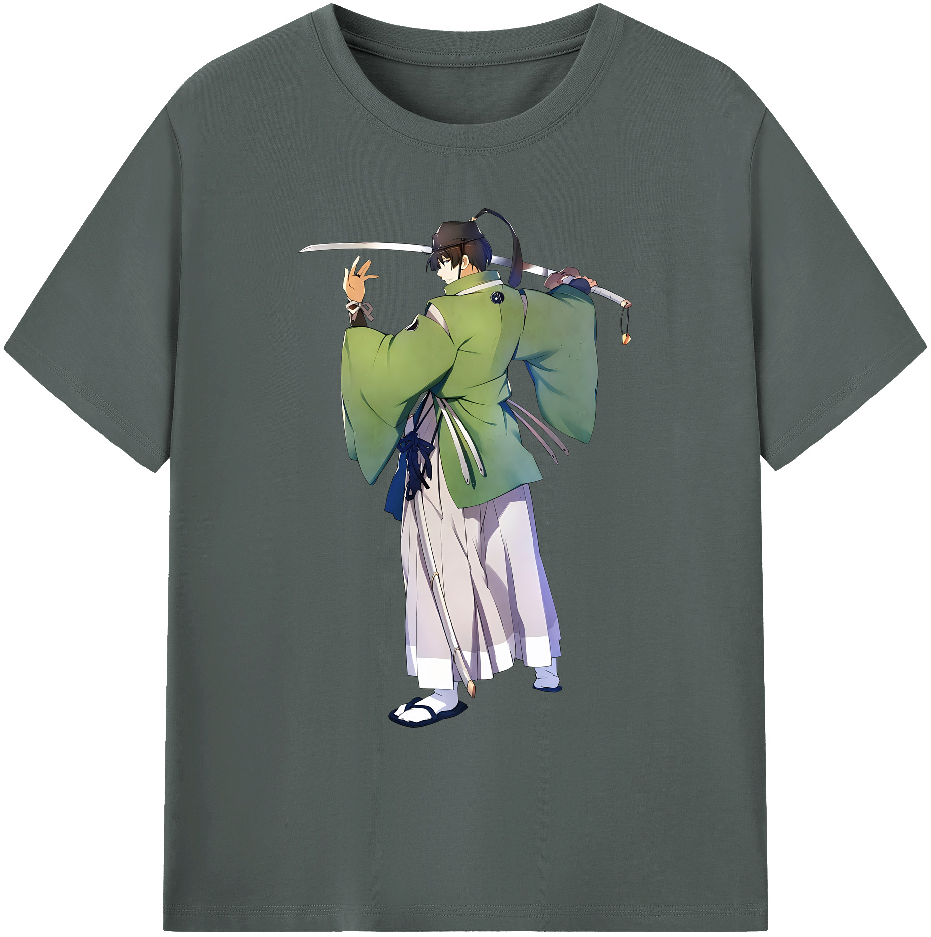 （画像用） 刀剣乱舞 Touken Ranbu 綿100％ メンズ半袖Tシャツ｜肌触りやわらか＆通気性